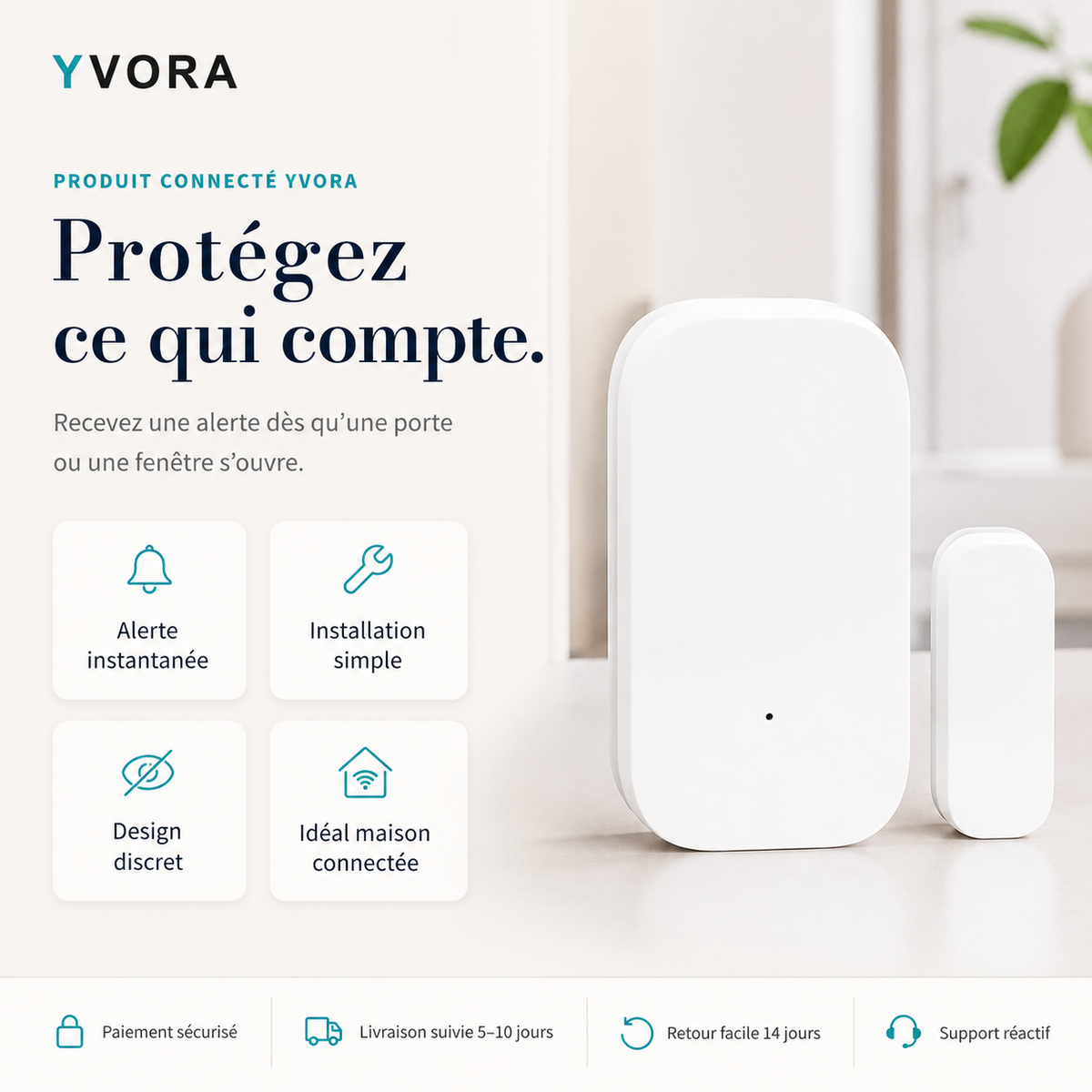 Smart Home Security Alarm Sensor