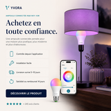 Ampoule Connectée RGB 15W — Contrôle vocal & application