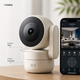 Caméra WiFi 4MP — Rotation 360° & Vision Nocturne