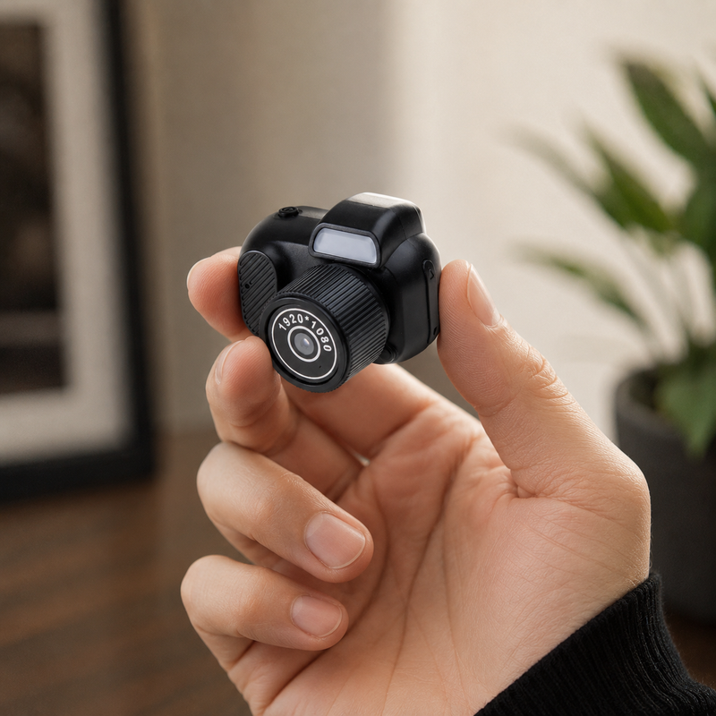 Mini Caméra Rétro 1080p — Design vintage, qualité HD