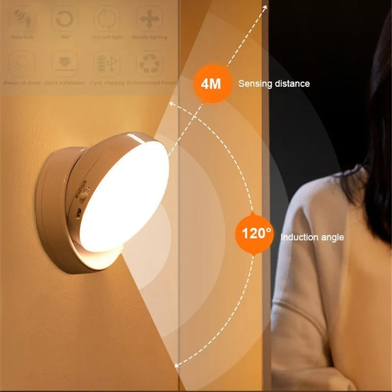 Pack 3 Veilleuses LED — Détection de mouvement 360°