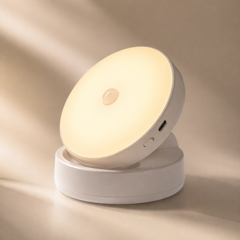 Pack 3 Veilleuses LED — Détection de mouvement 360°