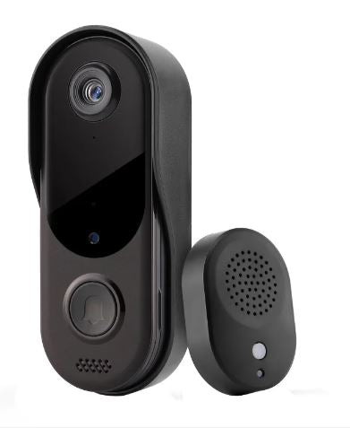 Sonnette Connectée WiFi Sans Fil — Vidéo & Interphone