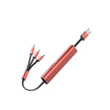 Câble Rétractable 3-en-1 — USB-C, Micro USB & Lightning
