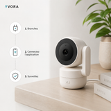 Caméra WiFi 4MP — Rotation 360° & Vision Nocturne