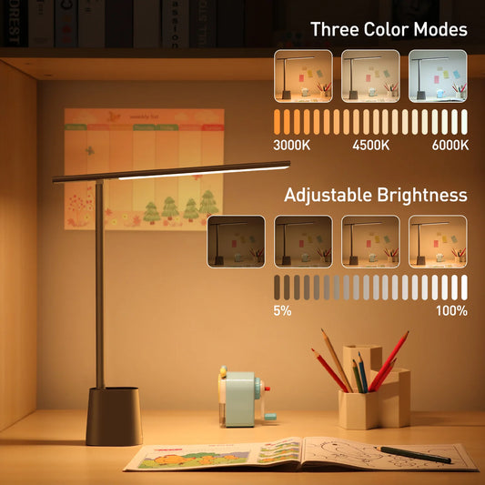 Baseus LED Desk Lamp Eye Protection Study