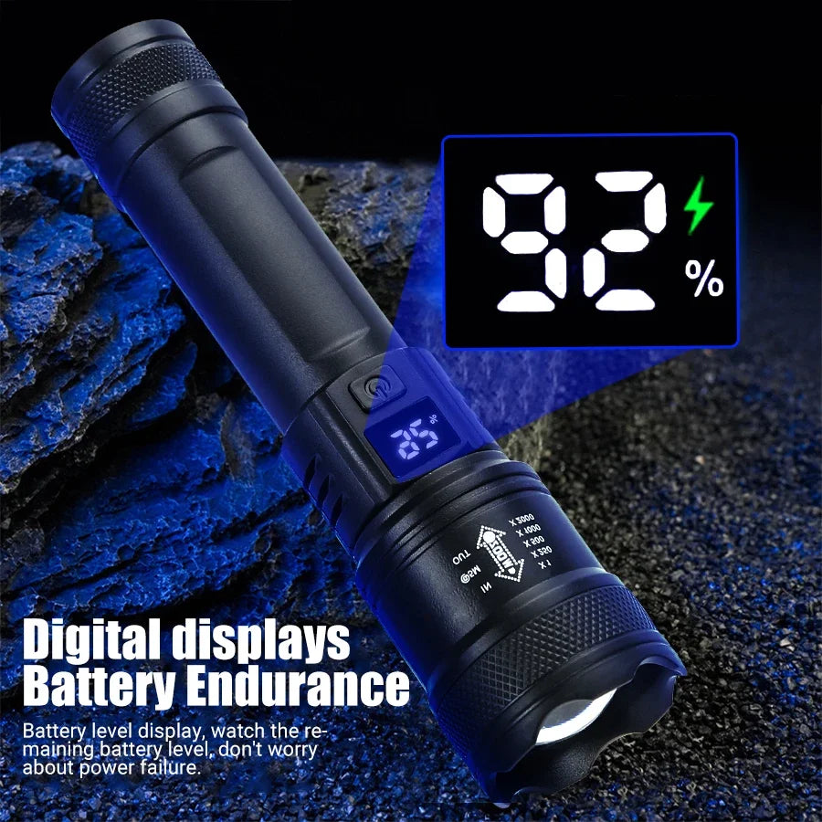 High Strong Power Led Flashlights 2000LM