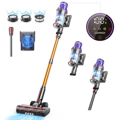 Laresar V7 500W 50KPA Suction Power Cordless Vacuum Cleaner