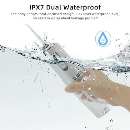 Portable Smart Electric Oral Irrigator Water Flosser 4 Jets 3 Modes