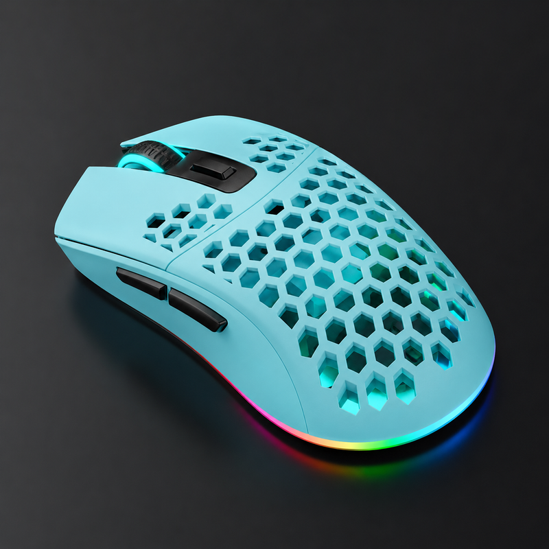 Souris Gaming RGB BM600 — Sans fil, rechargeable