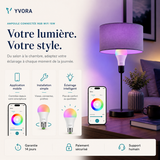 Ampoule Connectée RGB 15W — Contrôle vocal & application