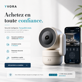 Caméra WiFi Intérieure 4MP — Rotation 360° & Vision Nocturne