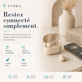Écouteurs Bluetooth Discrets — Ultra-compacts, usage quotidien