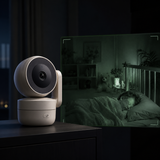 Caméra WiFi Intérieure 4MP — Rotation 360° & Vision Nocturne