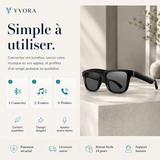 Lunettes Audio Bluetooth Tech Shade — Son discret, style moderne