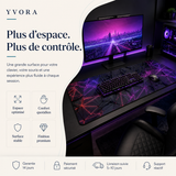 Tapis de Souris Gaming XXL — Surface précision, design tech