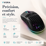 Souris Gaming RGB BM600 — Sans fil, rechargeable