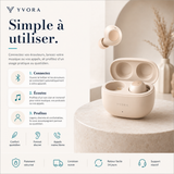 Écouteurs Bluetooth Discrets — Ultra-compacts, usage quotidien